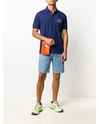 Polo brodé bleu marine Tommy Hilfiger