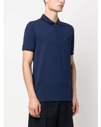 Polo brodé bleu marine Fred Perry