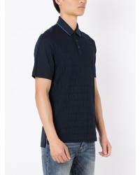 Polo brodé bleu marine Armani Exchange