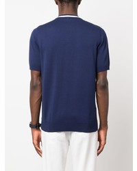 Polo brodé bleu marine Fred Perry