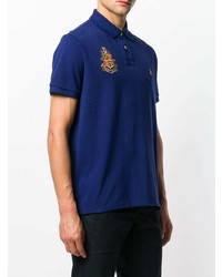 Polo brodé bleu marine Polo Ralph Lauren