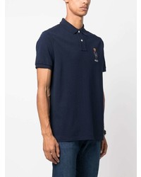 Polo brodé bleu marine Polo Ralph Lauren