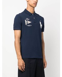 Polo brodé bleu marine Polo Ralph Lauren