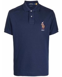 Polo brodé bleu marine Polo Ralph Lauren