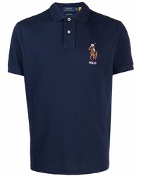 Polo brodé bleu marine Polo Ralph Lauren