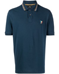 Polo brodé bleu marine PS Paul Smith