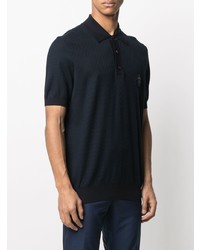 Polo brodé bleu marine Billionaire