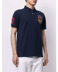 Polo brodé bleu marine Polo Ralph Lauren