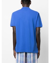 Polo brodé bleu Kenzo