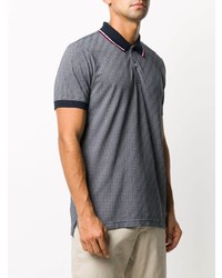 Polo brodé bleu Tommy Hilfiger