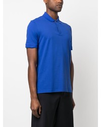 Polo brodé bleu BOSS