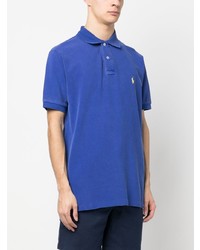 Polo brodé bleu Polo Ralph Lauren