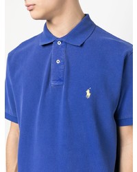 Polo brodé bleu Polo Ralph Lauren