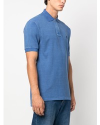 Polo brodé bleu Polo Ralph Lauren