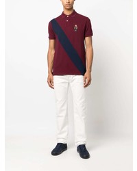 Polo brodé bordeaux Polo Ralph Lauren