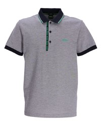 Polo brodé gris BOSS