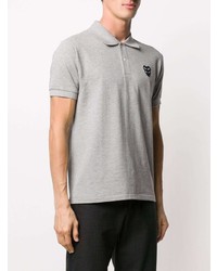 Polo brodé gris Comme Des Garcons Play