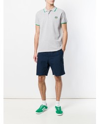 Polo brodé gris Kenzo