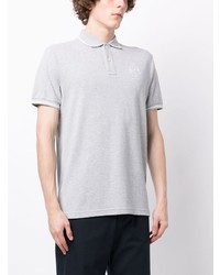 Polo brodé gris Hackett