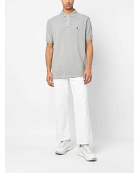 Polo brodé gris Polo Ralph Lauren