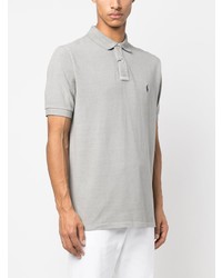 Polo brodé gris Polo Ralph Lauren