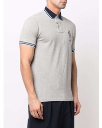 Polo brodé gris Polo Ralph Lauren