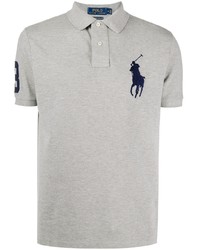 Polo brodé gris Polo Ralph Lauren