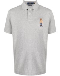 Polo brodé gris Polo Ralph Lauren