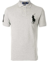 Polo brodé gris Polo Ralph Lauren