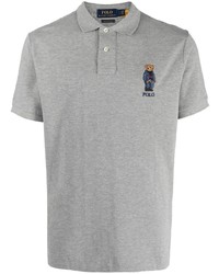 Polo brodé gris Polo Ralph Lauren