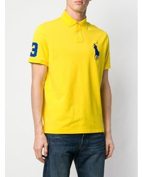 Polo brodé jaune Polo Ralph Lauren