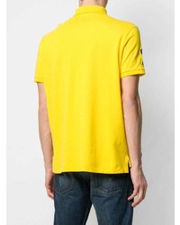 Polo brodé jaune Polo Ralph Lauren