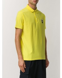 Polo brodé jaune Karl Lagerfeld