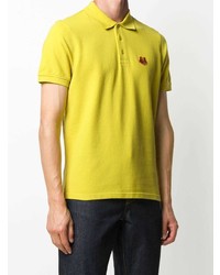 Polo brodé jaune Kenzo