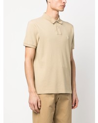 Polo brodé marron clair Polo Ralph Lauren