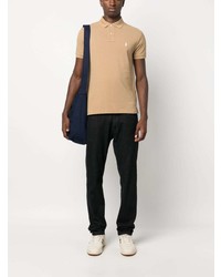 Polo brodé marron clair Polo Ralph Lauren