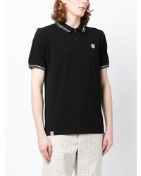 Polo brodé noir AAPE BY A BATHING APE