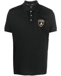 Polo brodé noir Automobili Lamborghini