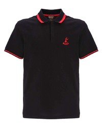 Polo brodé noir BOSS