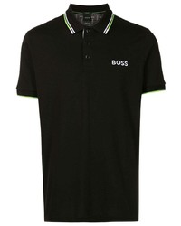 Polo brodé noir BOSS