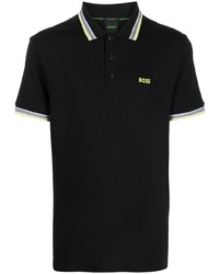 Polo brodé noir BOSS