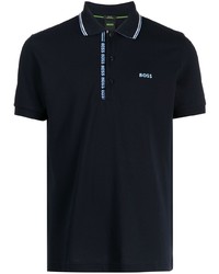 Polo brodé noir BOSS