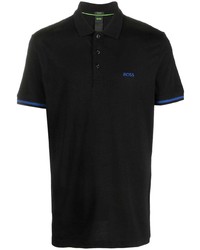 Polo brodé noir BOSS