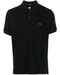 Polo brodé noir C.P. Company