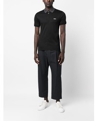 Polo brodé noir BOSS