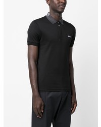 Polo brodé noir BOSS