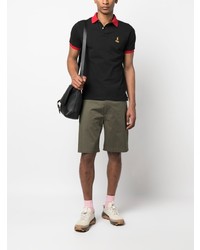 Polo brodé noir Polo Ralph Lauren