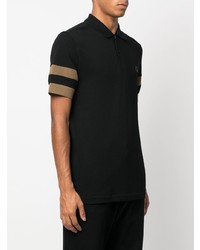 Polo brodé noir Fred Perry