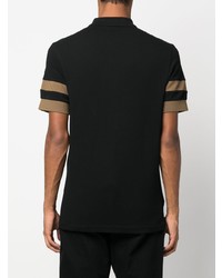 Polo brodé noir Fred Perry