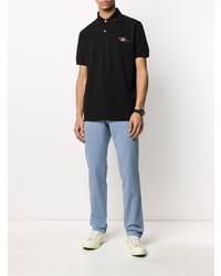 Polo brodé noir Paul Smith